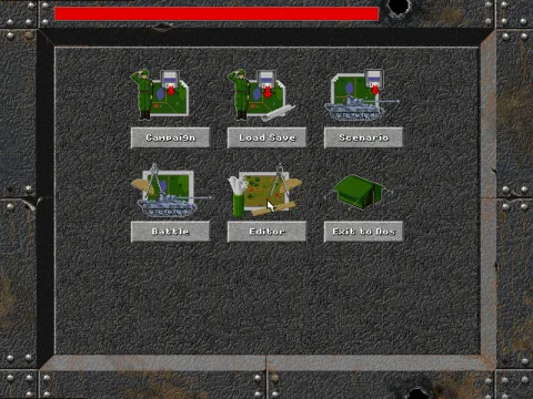 
											Menu screen