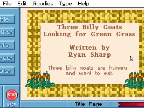 
											There is an example of a story