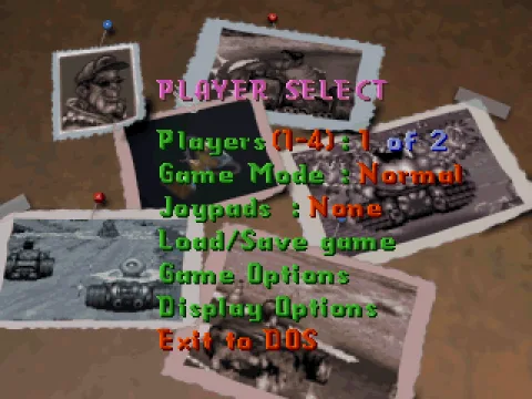 
											The main menu
