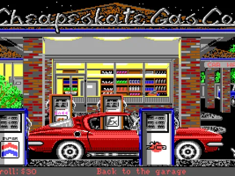 
											Gas station.