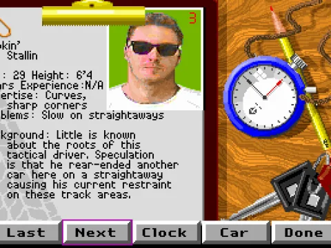 
											Opponent Selection