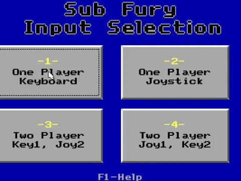 
											Input selection menu