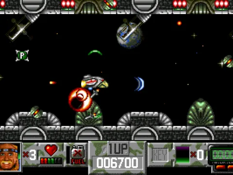 
											The second of two weapons is a sonic wave.