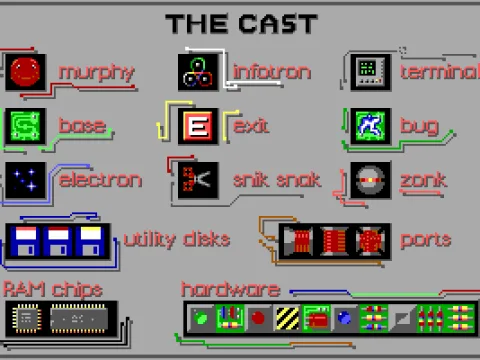 
											Cast of characters (EGA)
