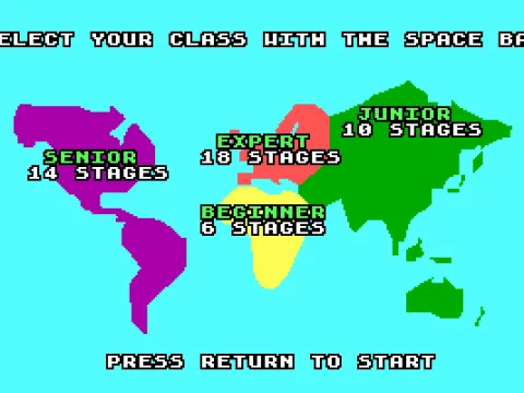 
											You can choose your starting difficulty level (EGA)