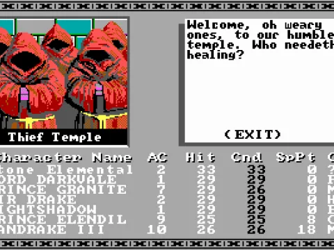 
											The Thief Temple - One of the first places you will visit frequently