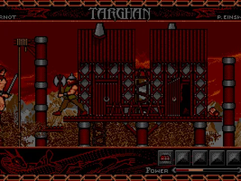 
											Being attacked by a dwarf in a village in the sky. (VGA)
