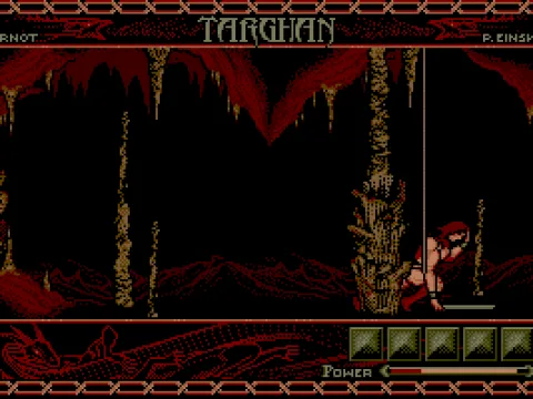 
											Targhan takes a fall. (VGA)