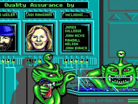 
											The credits screen