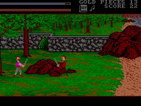 
											Combat! This ain't no <i>Prince of Persia</i> though.