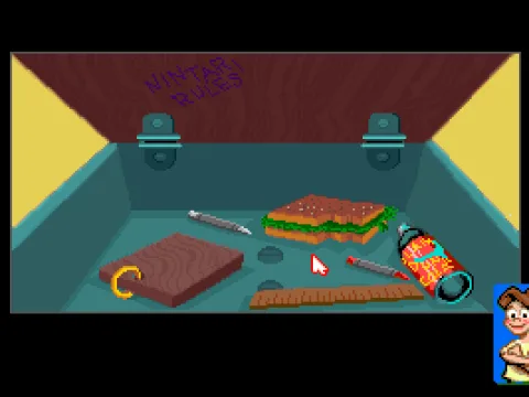 
											Inside Willy's desk