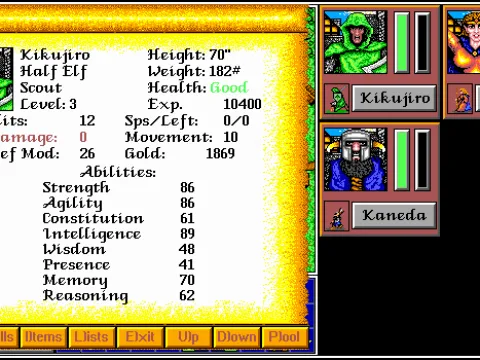 
											Status Screen