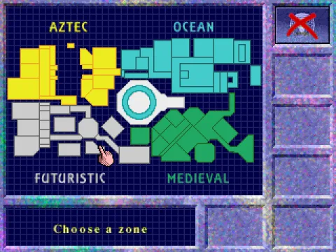 
											Zone selection