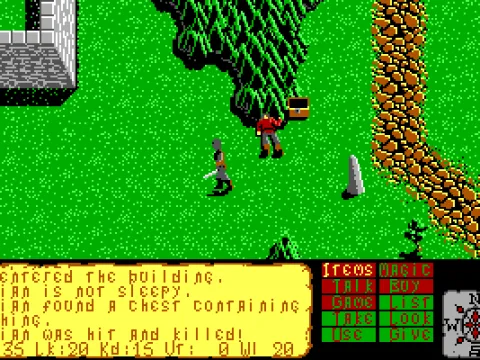 
											Despite his valiant efforts, Julian falls. This will happen often when you first start out, especially when playing it on modern computers.