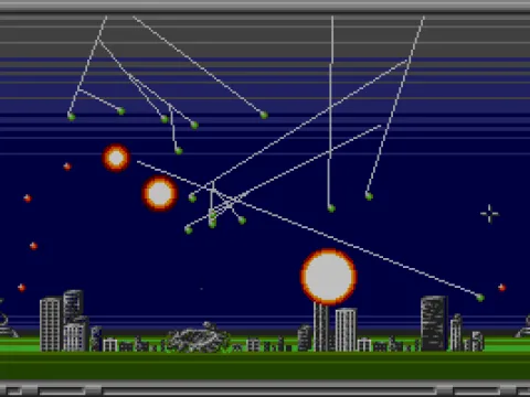 
											A bit of Missile Command practice