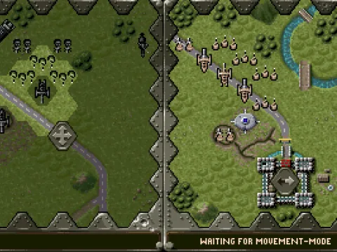
											Moving artillery.