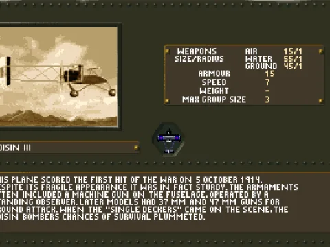 
											New unit: Voisin III plane