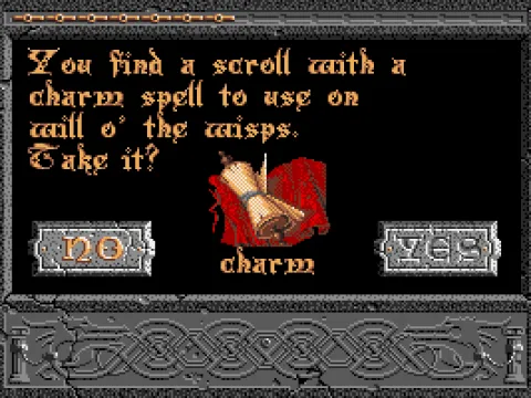 
											Activating an item.