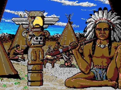 
											Billy the Kid visits some Native Americans