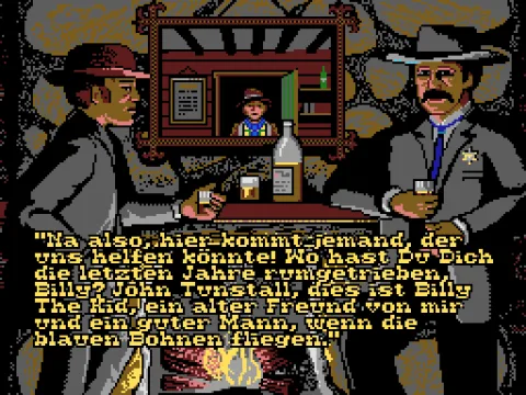 
											Both Garrett and Billy the Kid are hired by a rancher