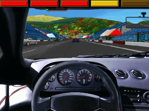 
											On the racetrack