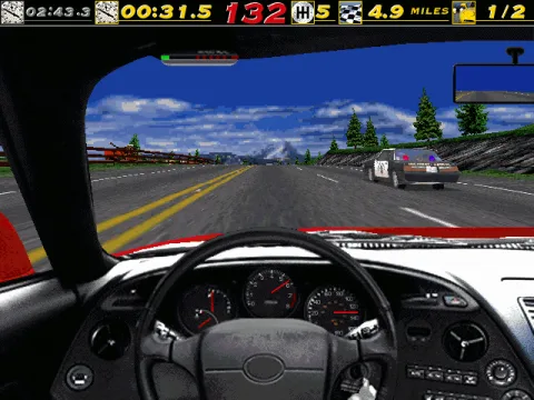 
											Passing police car
