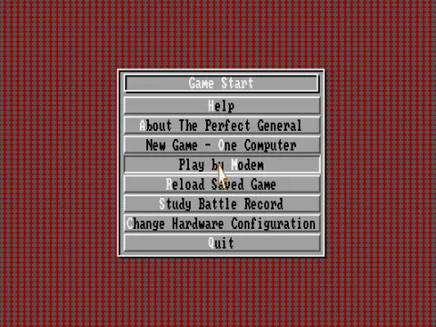 
											Menu Screen