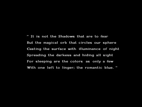
											The game starts with a poem.