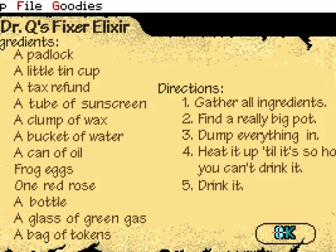 
											Receipt for the Fixer Elixir
