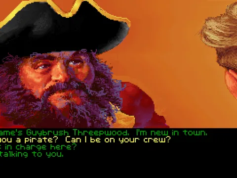 
											Guybrush finds a decent looking pirate