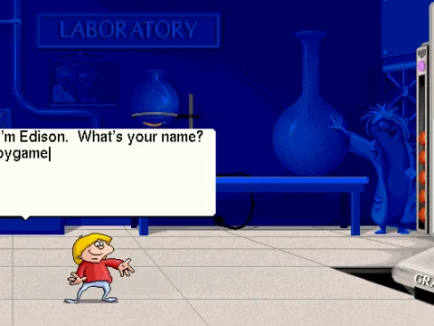 
											Entering your name