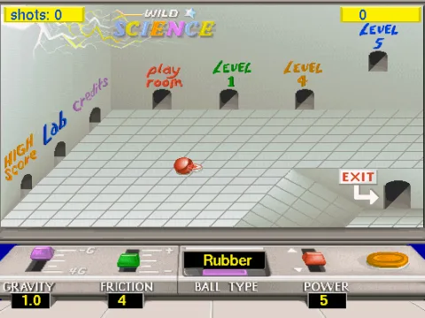 
											Level select screen