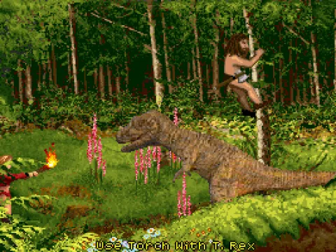 
											In the course of events, Kay deals with dinosaurs...