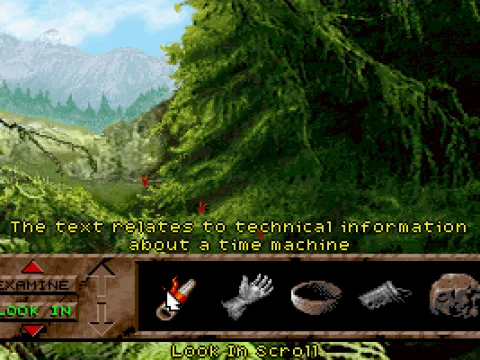 
											Kay has to rummage through the undergrowth to find strange items.