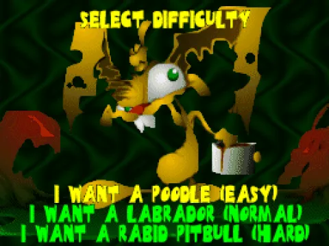 
											Selecting difficulty