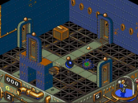 
											The first room.