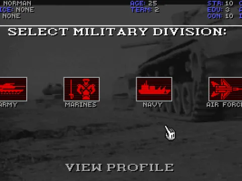 
											Military Division Select