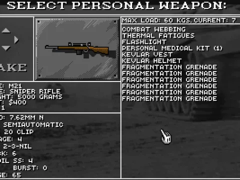 
											Select Your Weapon