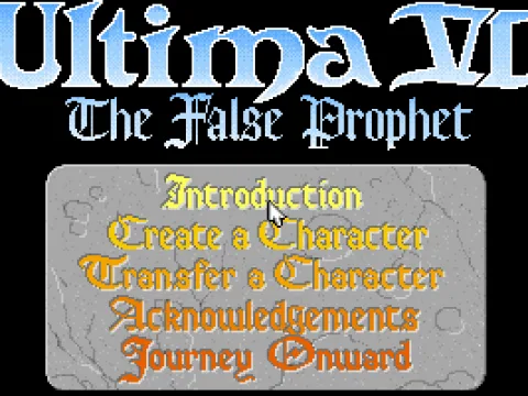 
											The title screen