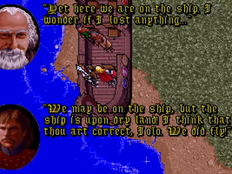 
											The Start - Arriving at the Serpent Isle
