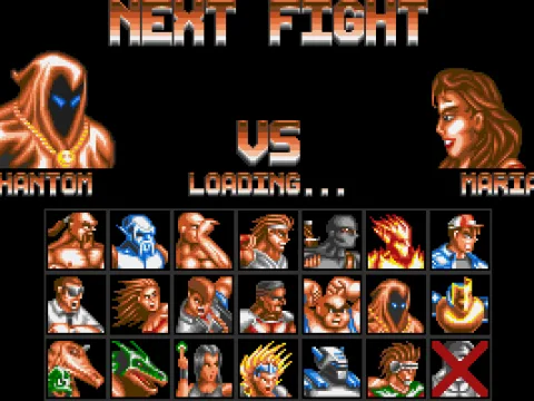 
											Character selection
