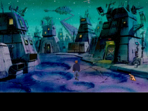 
											An alien city.