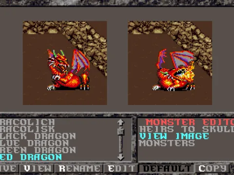 
											Monster editor