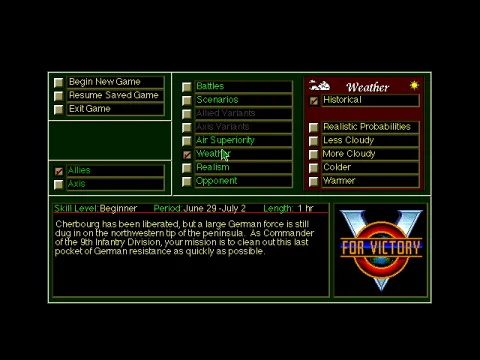 
											Tweaking mission settings