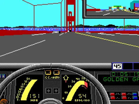 
											Racing on the Golden Gate Bridge