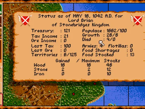 
											Status in the very beginning