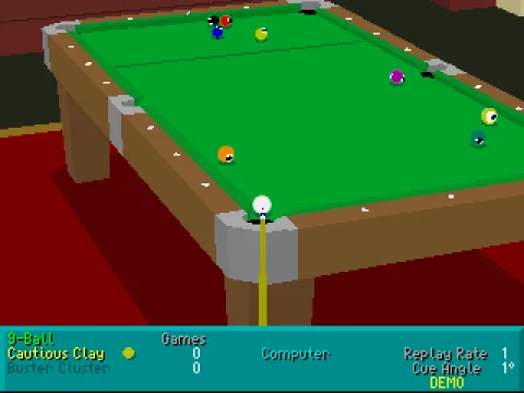 
											The camera moves in all sorts of directions to follow the action and to help you aim.