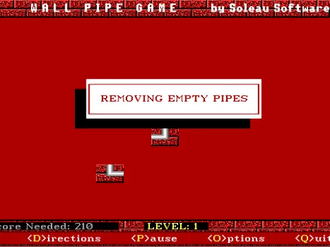 
											After the level ends, the game is reducing my score after I placed some pipes off the track, resulting in a zero score. Let's try again.
