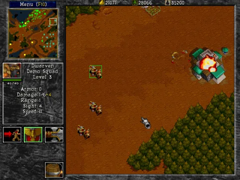 
											Dwarven demolition squads are suicide bombers and can do quite a bit of damage