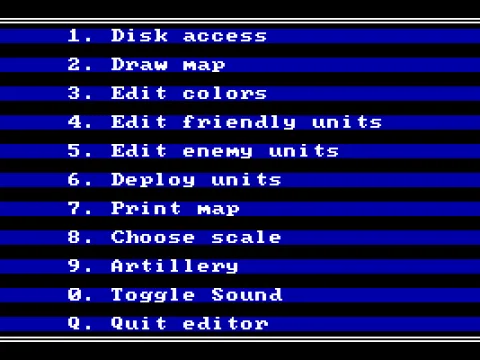 
											Editor - Main Menu